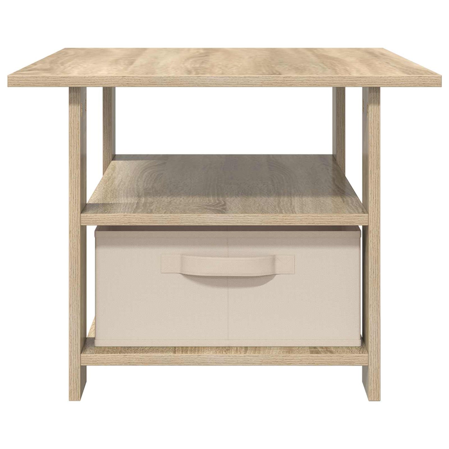 Kaffebord med skuff Sonoma eik 77 x 55 x 42 cm Konstruert tre