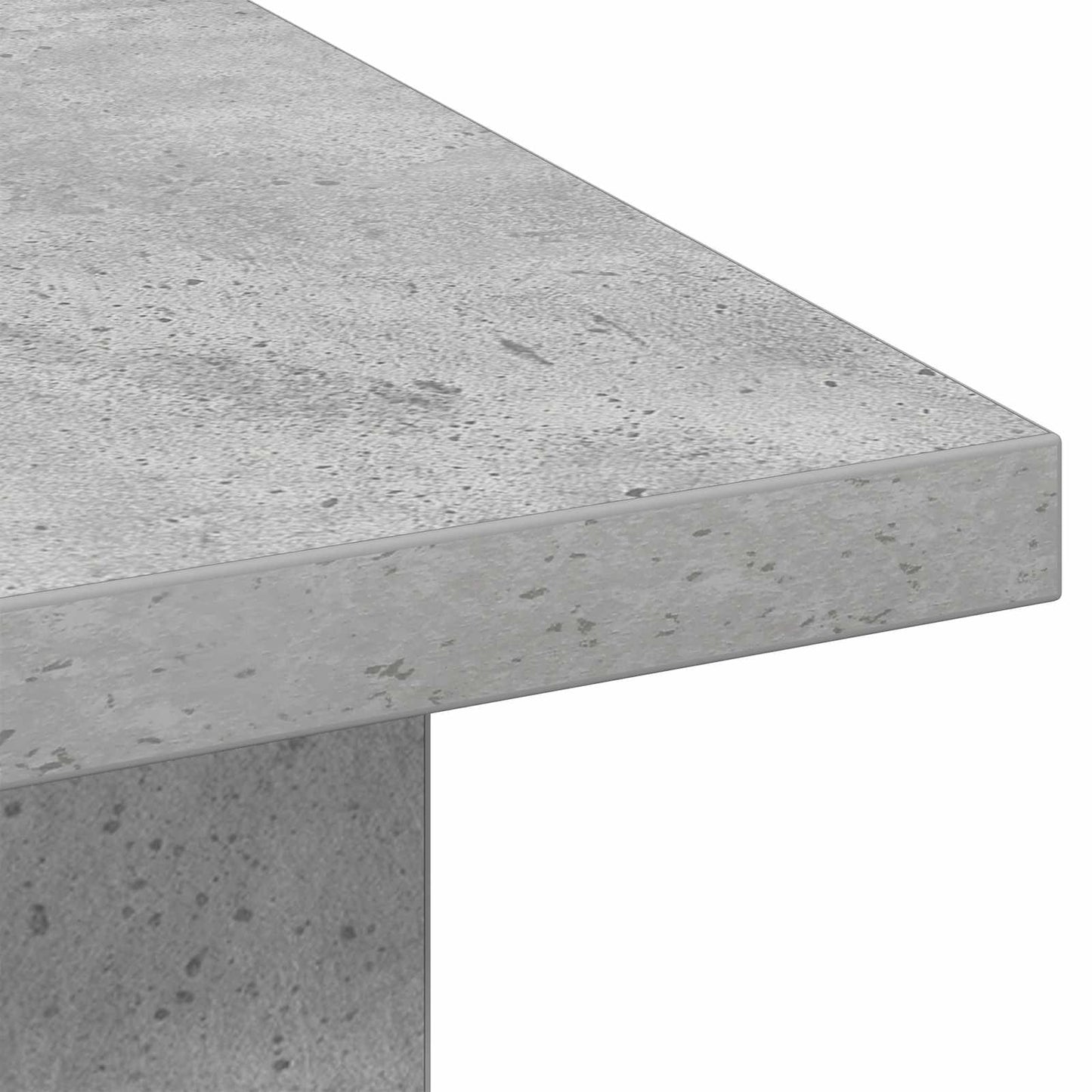 Kaffebord med skuff Betonggrå 77 x 55 x 42 cm Konstruert tre