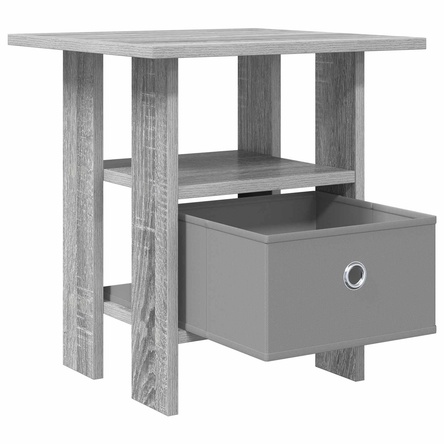 Nattbord med skuff Grå Sonoma 41 x 40 x 45 cm Konstruert tre