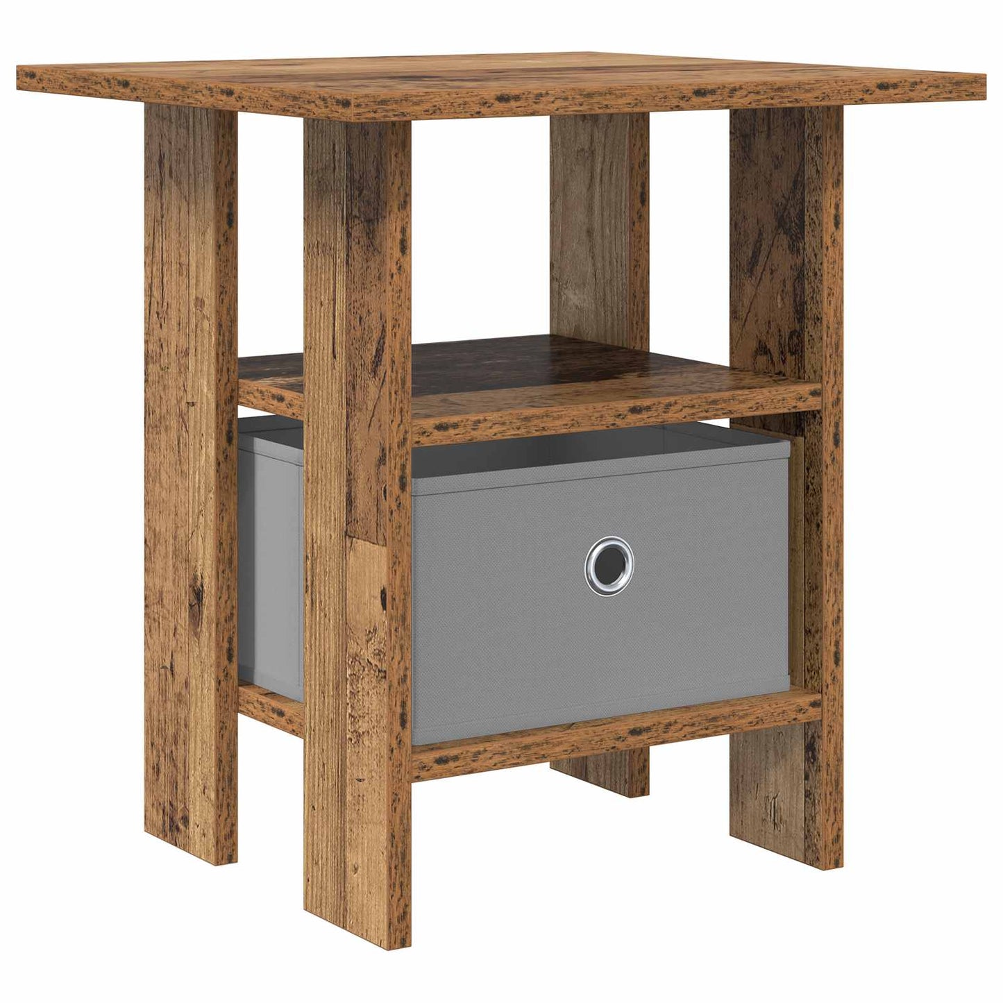 Nattbord med skuff Gammelt tre 41 x 40 x 45 cm Konstruert tre