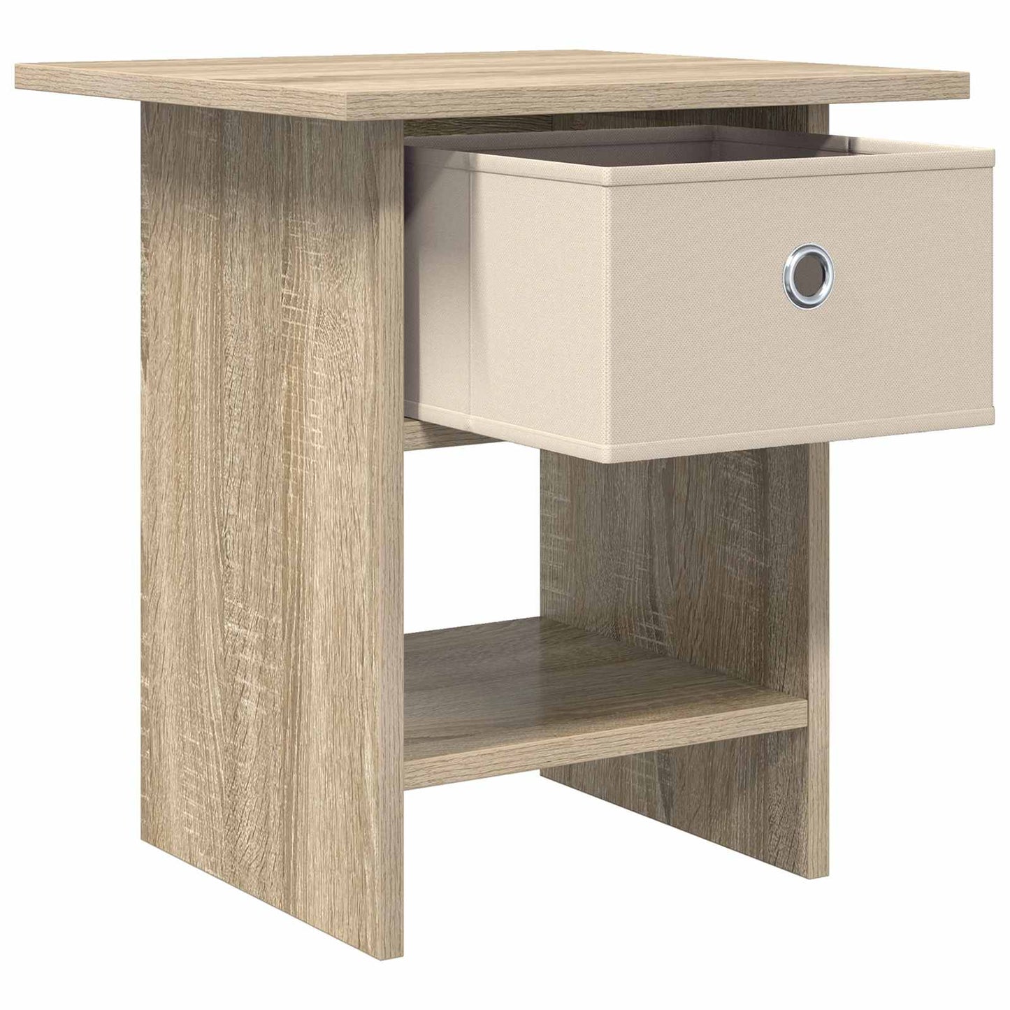 Nattbord med skuff Sonoma eik 41 x 40 x 45 cm Konstruert tre