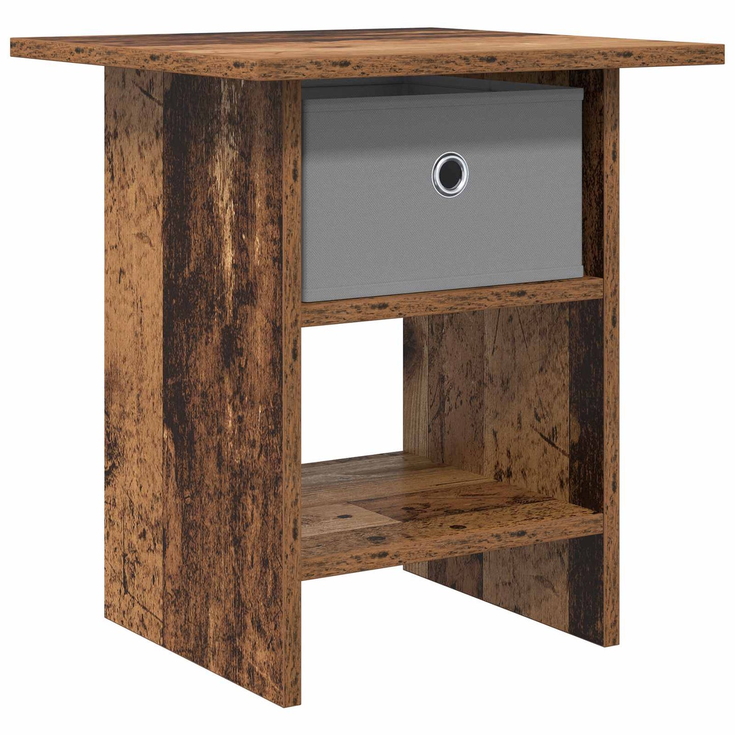 Nattbord med skuff Gammelt tre 41 x 40 x 45 cm Konstruert tre