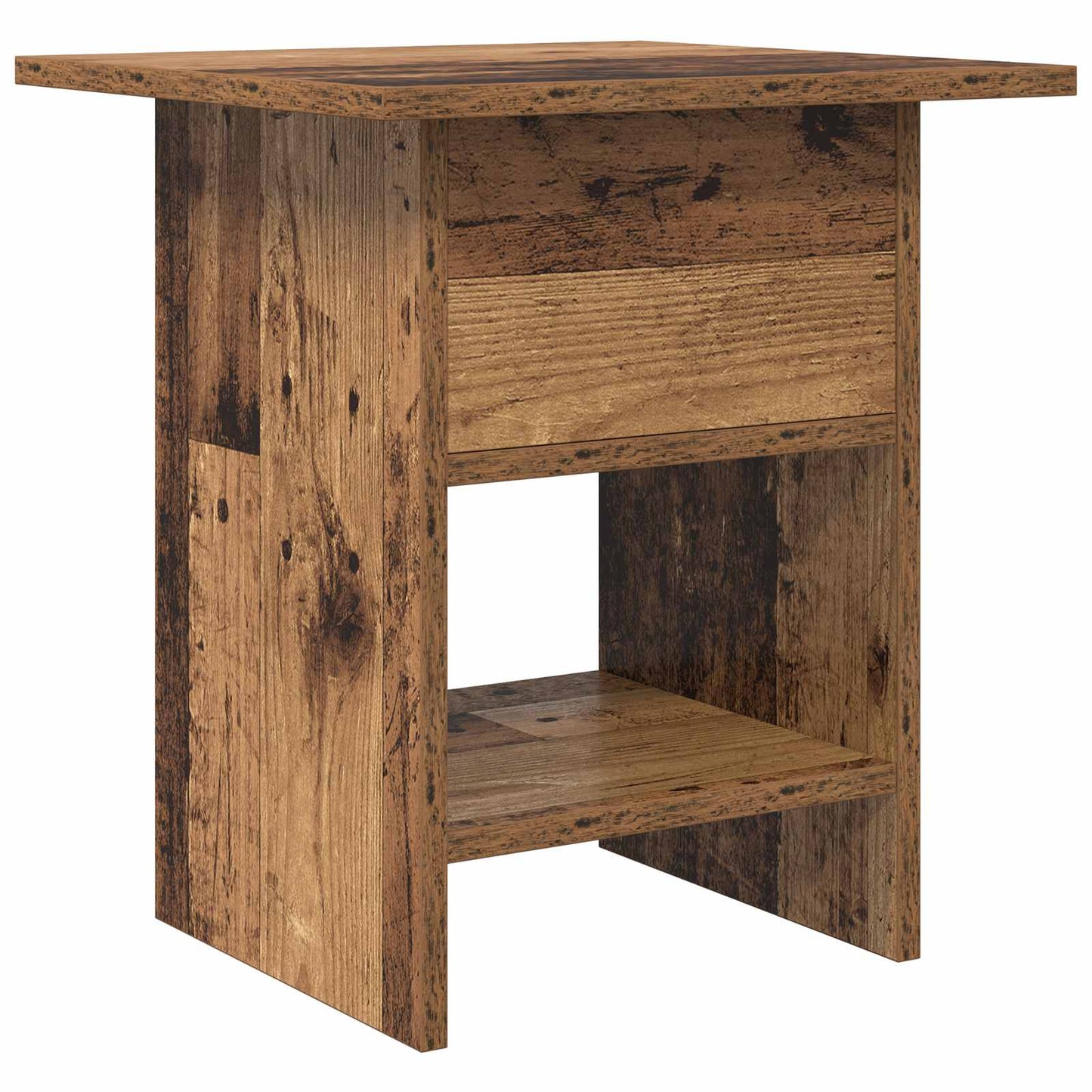 Nattbord 2 pcs Gammelt tre 41 x 40 x 45 cm Konstruert tre