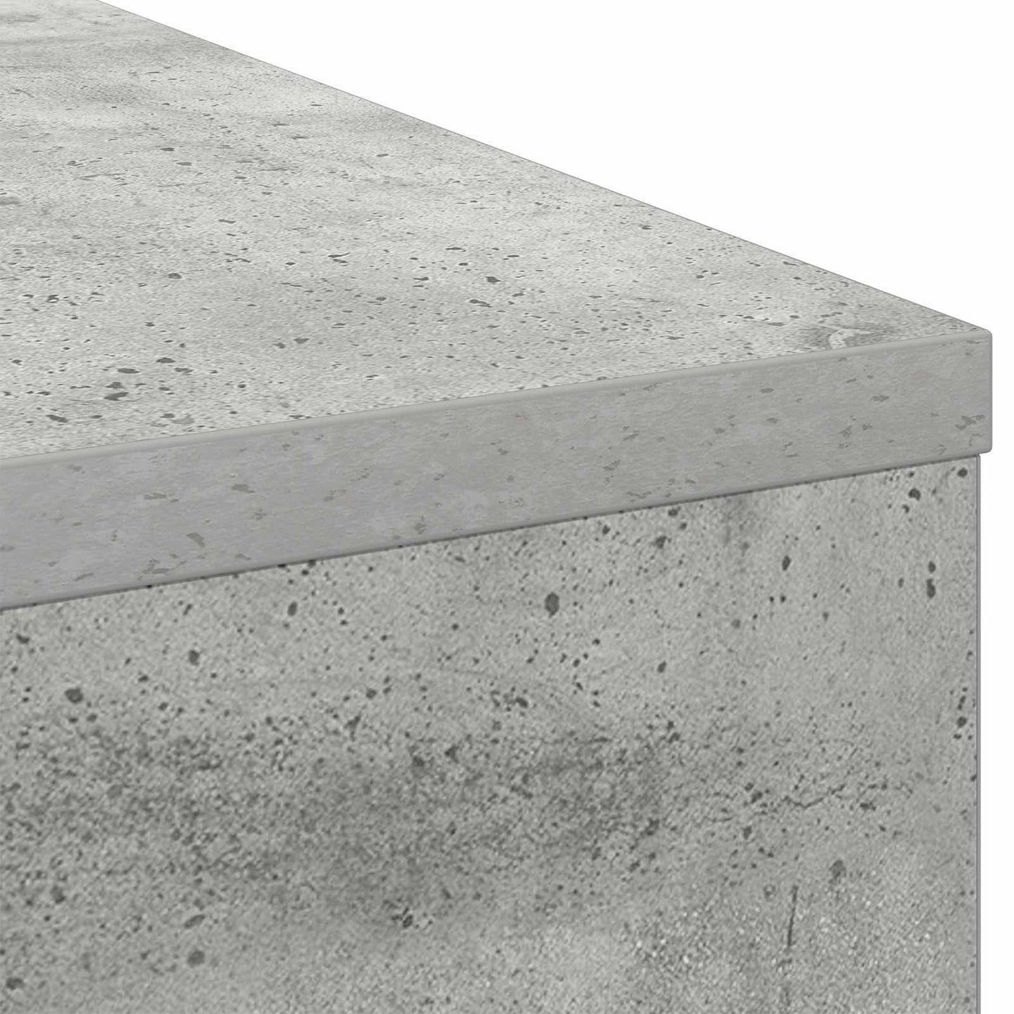 Skrivebord med skuff Betonggrå 100 x 40 x 75 cm Konstruert tre