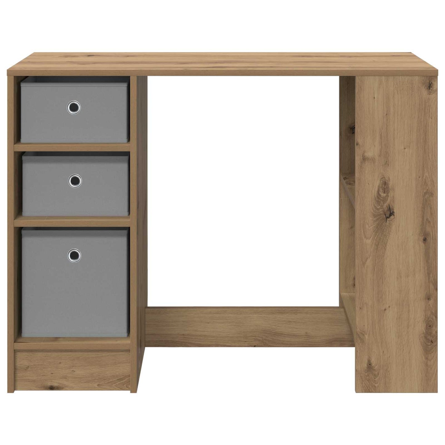 Skrivebord Artisan Eik 100 x 40 x 75 cm Konstruert tre