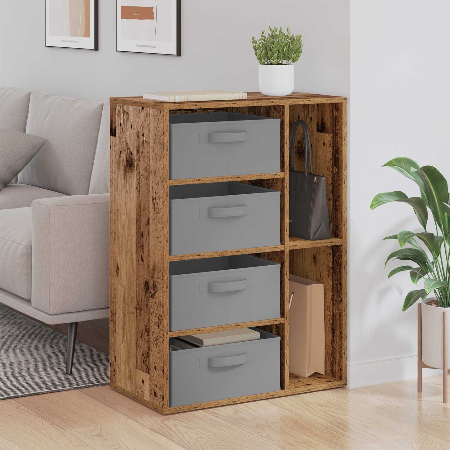 Serviesskap Gammelt tre 60 x 33,5 x 84 cm