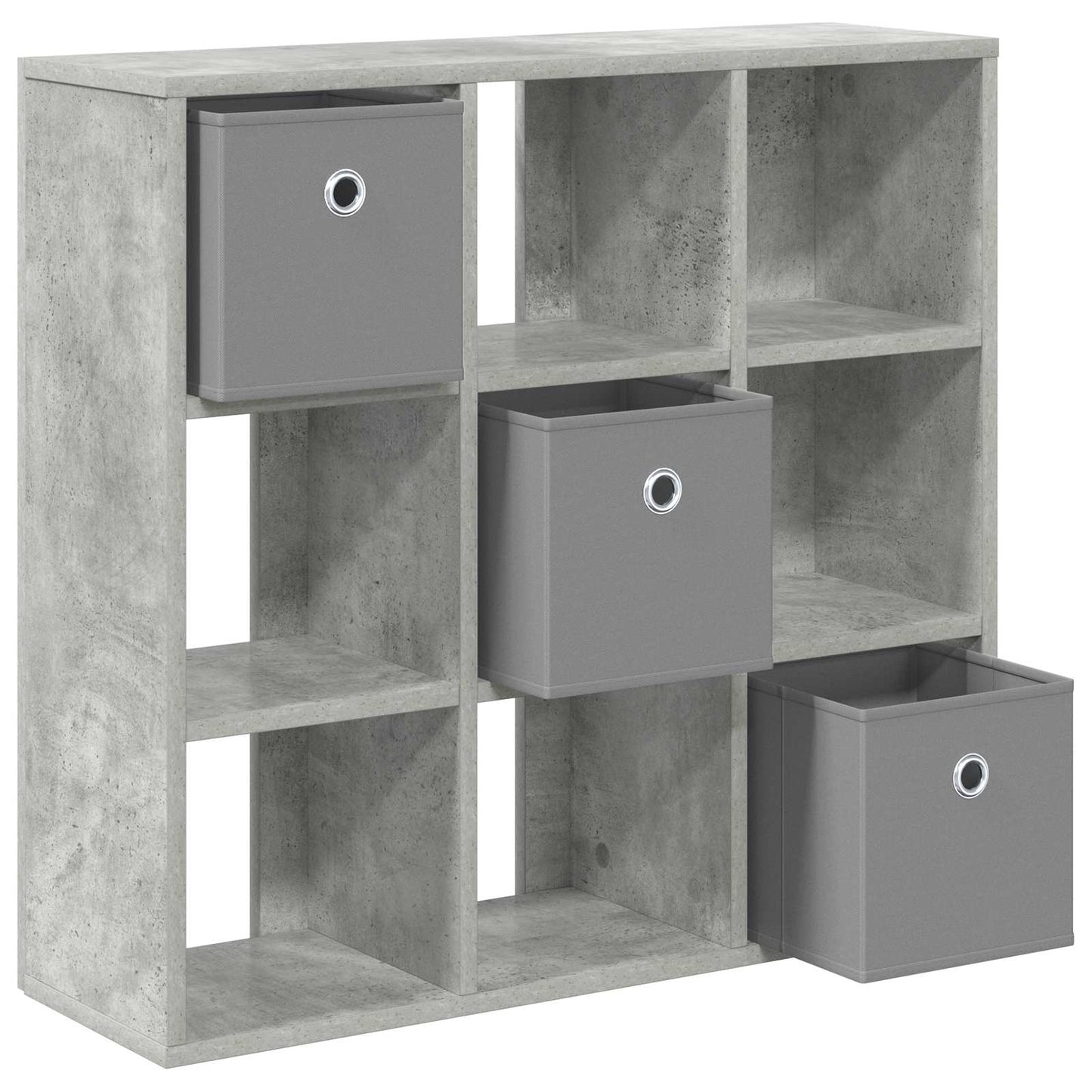 Serviesskap med skuff Betonggrå 73,5 x 24 x 69,5 cm