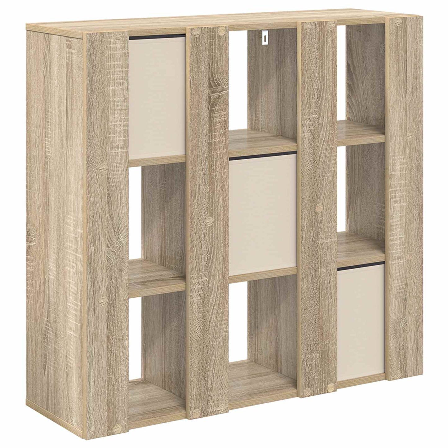 Serviesskap med skuff Sonoma eik 88,5 x 29 x 84,5 cm