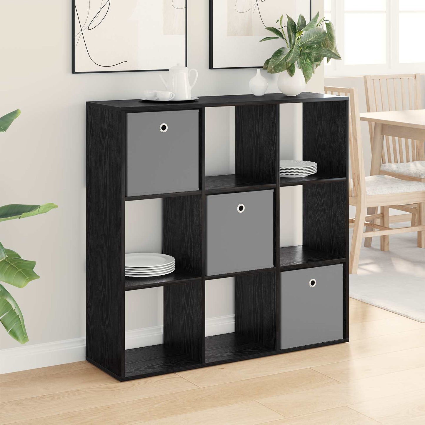 Serviesskap med skuff Svart Eik 102 x 31 x 99,5 cm