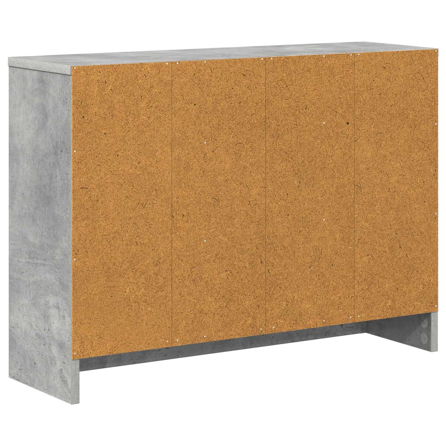 Serviesskap med skuff Betonggrå 73,5 x 22,5 x 53,5 cm