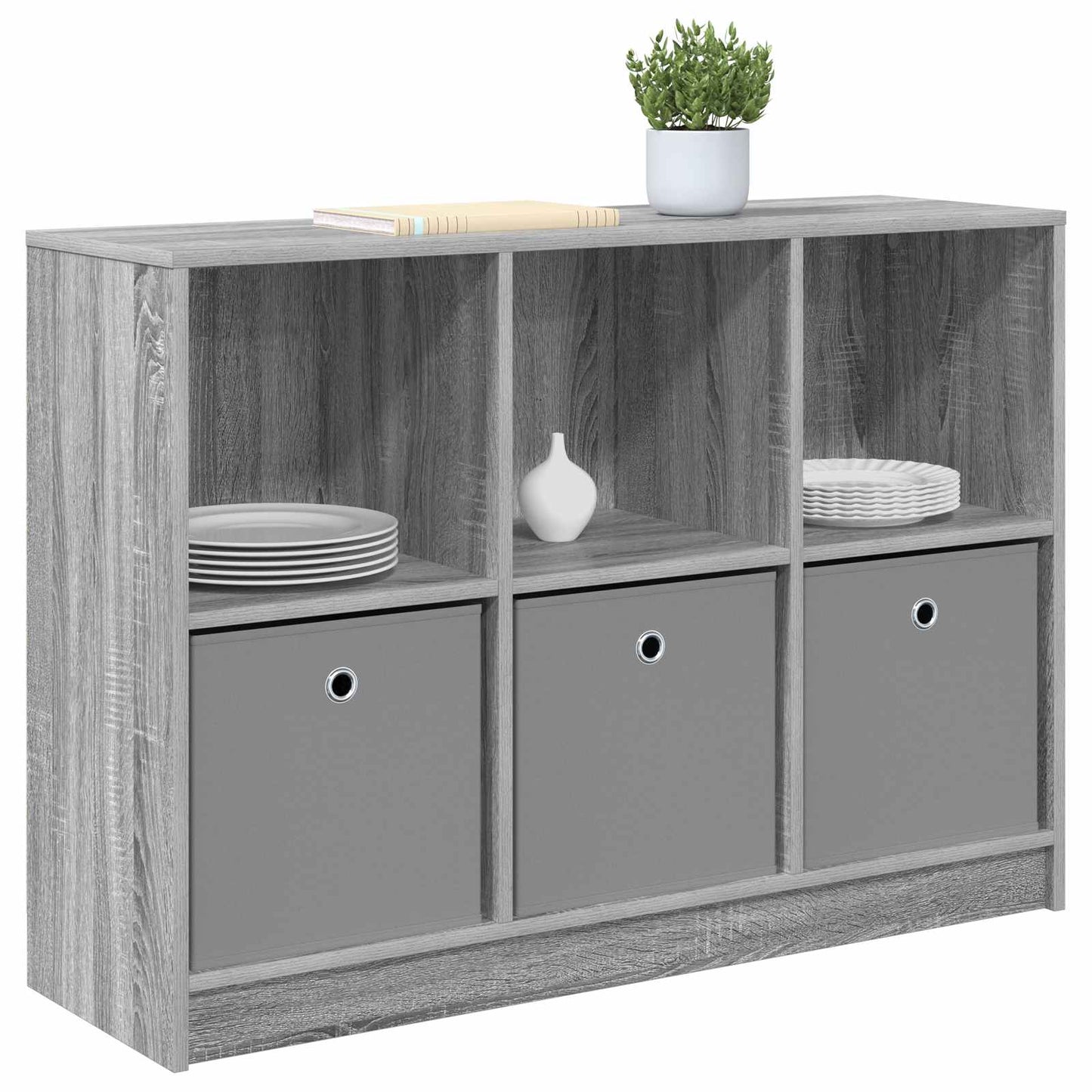 Serviesskap med skuff Grå Sonoma 102 x 32 x 73,5 cm