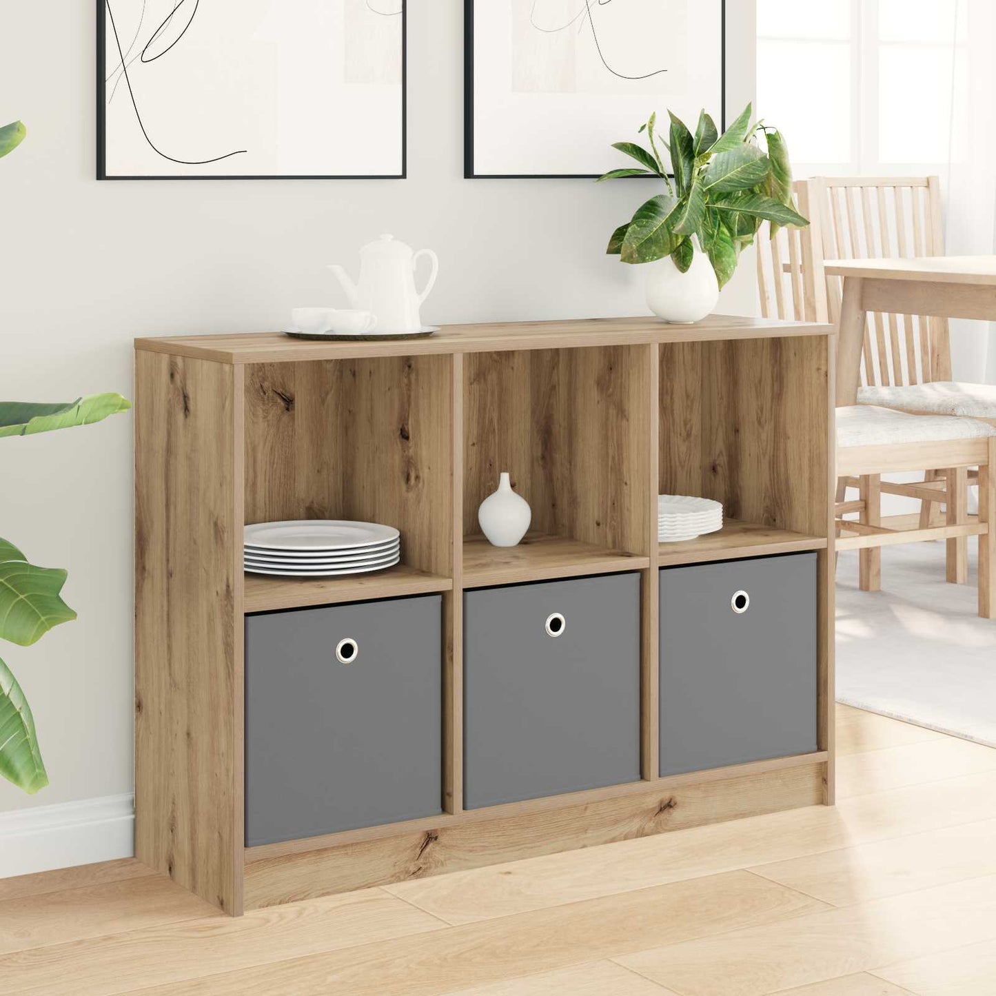 Serviesskap med skuff Artisan Eik 102 x 32 x 73,5 cm