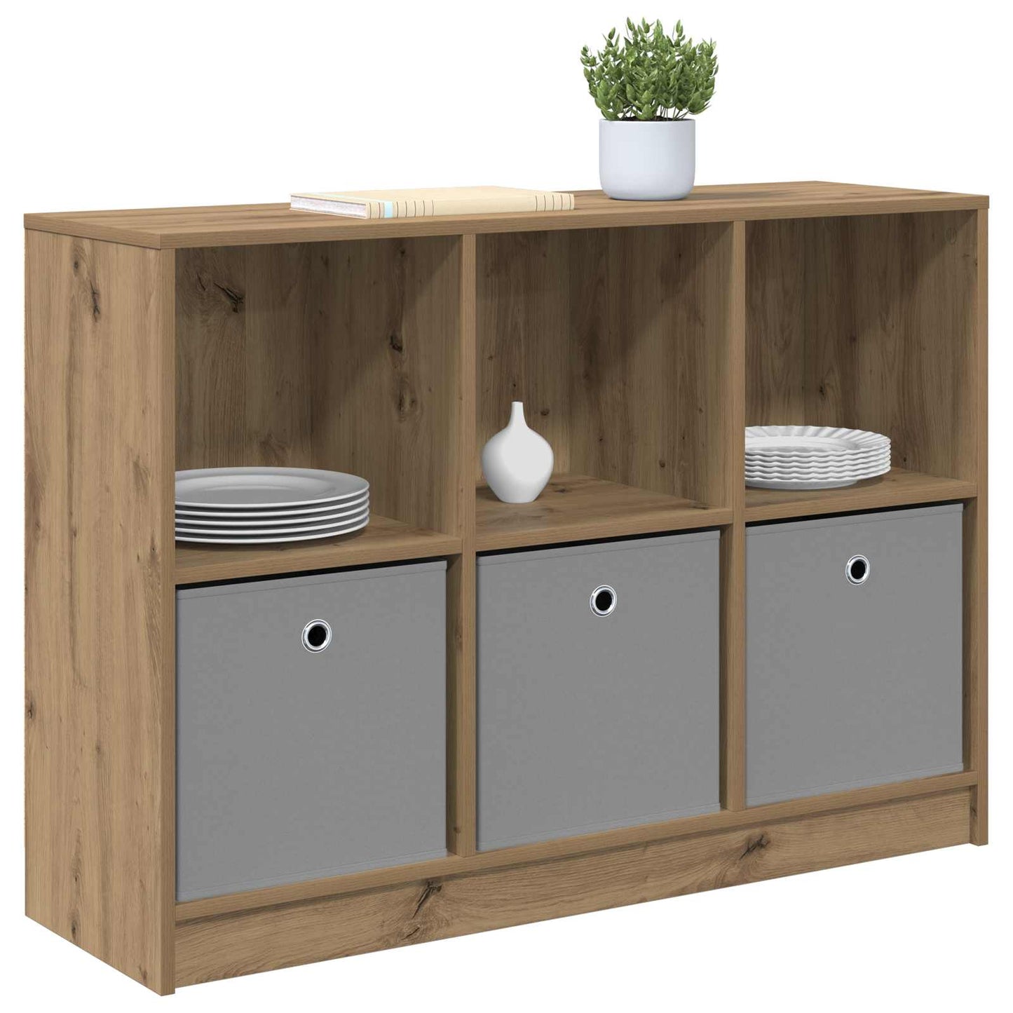 Serviesskap med skuff Artisan Eik 102 x 32 x 73,5 cm