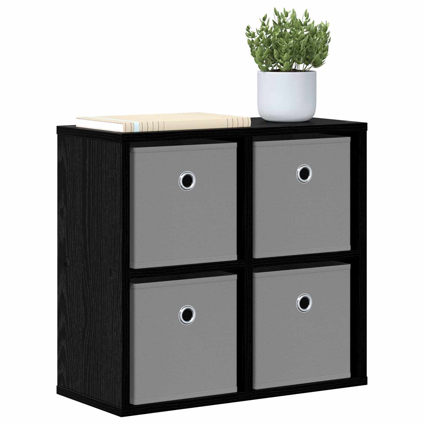 Serviesskap med skuff Svart Eik 49,5 x 22 x 47 cm