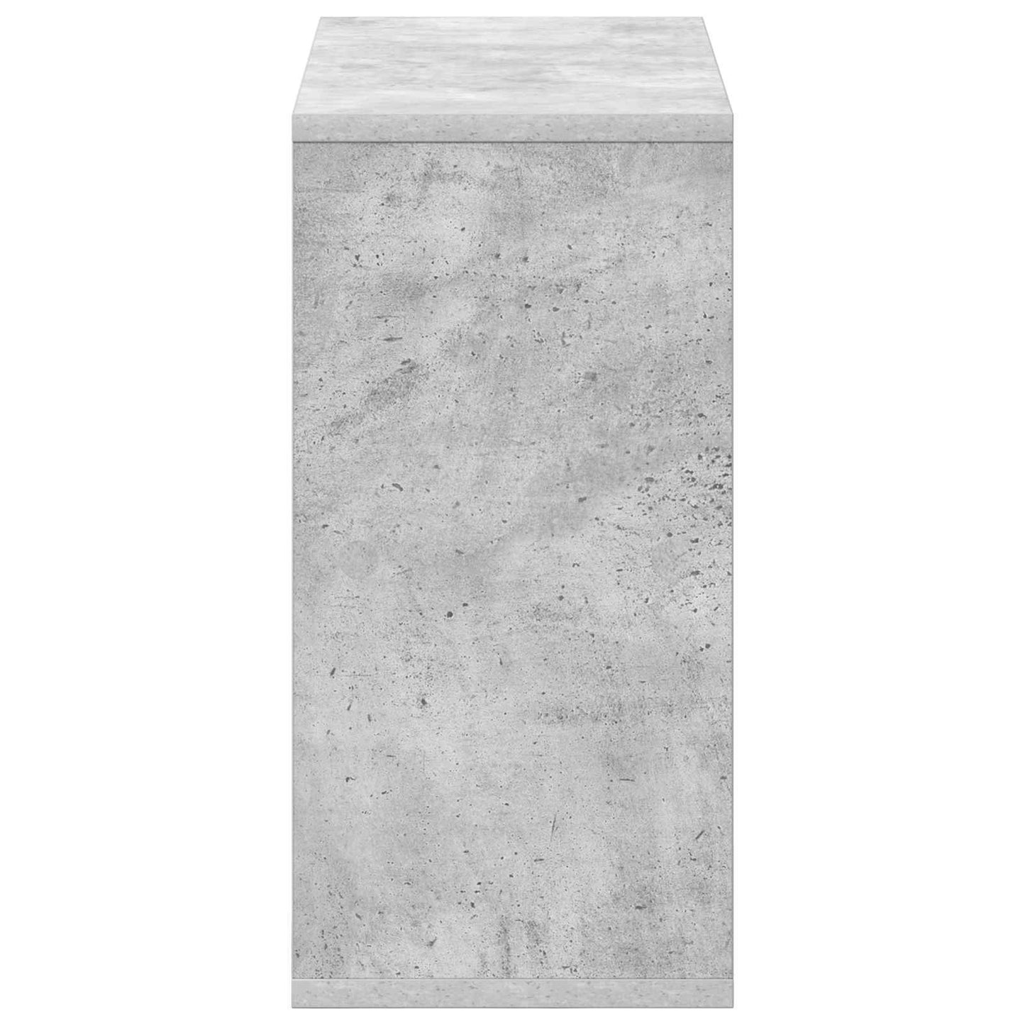 Serviesskap med skuff Betonggrå 49,5 x 22 x 47 cm