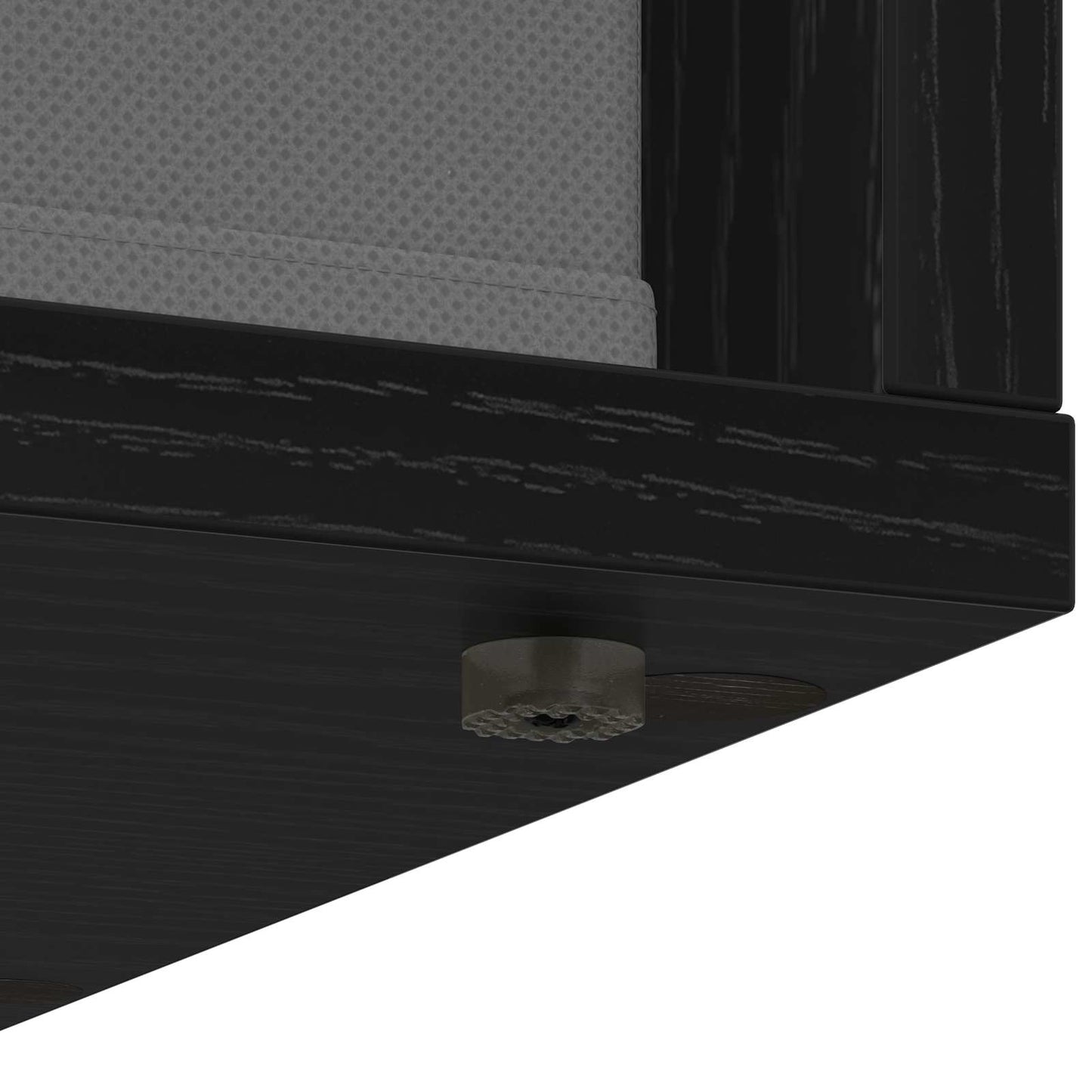 Serviesskap med skuff Svart Eik 35 x 32 x 99,5 cm