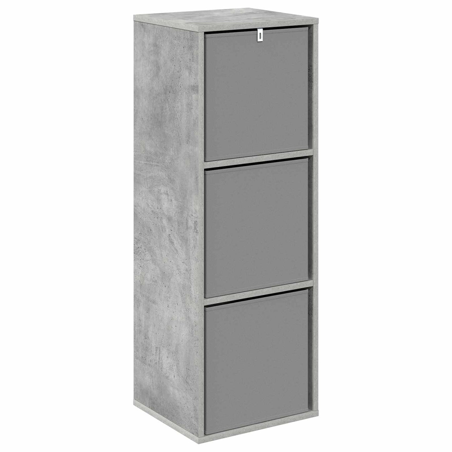 Serviesskap med skuff Betonggrå 35 x 32 x 99,5 cm