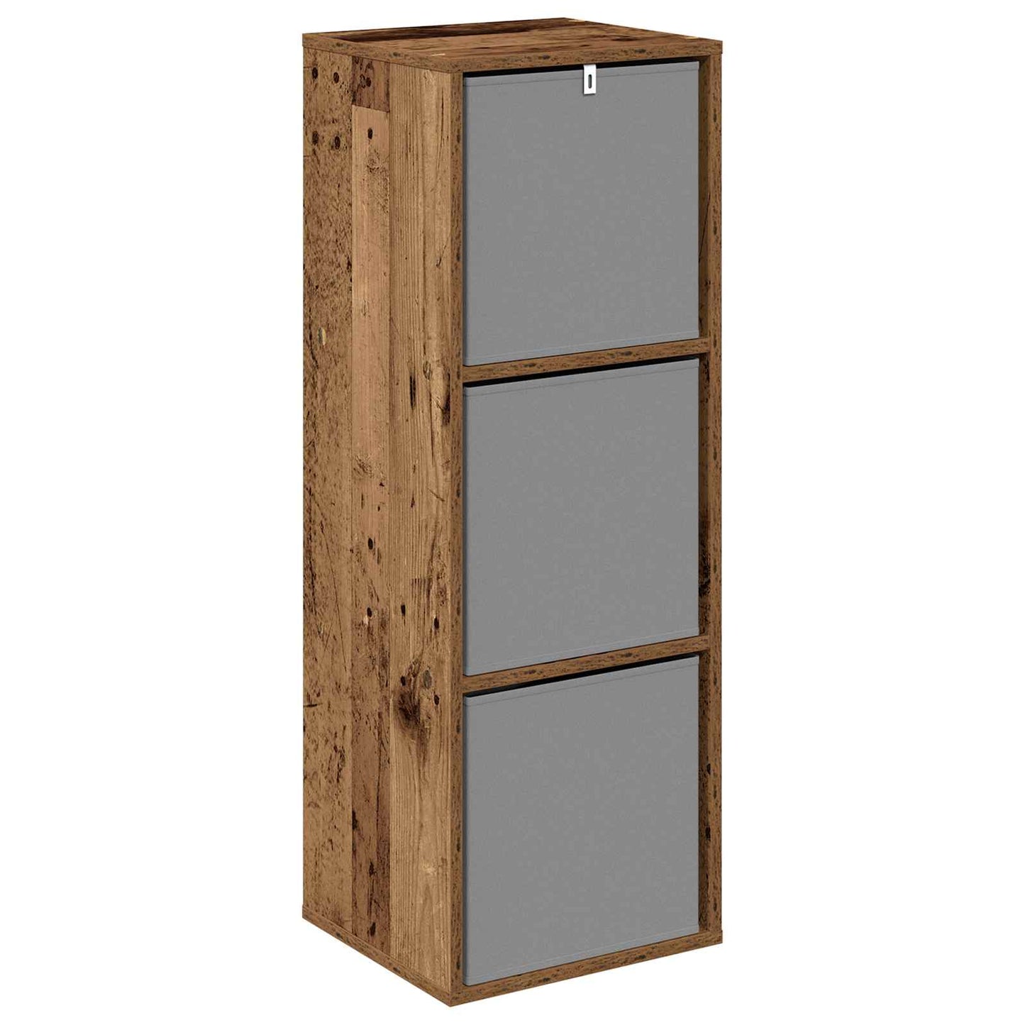 Serviesskap med skuff Gammelt tre 35 x 32 x 99,5 cm