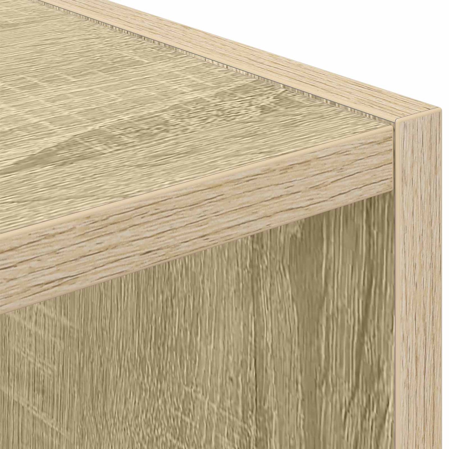 Nattbord 2 pcs Sonoma eik 25,5 x 22 x 49,5 cm Konstruert tre