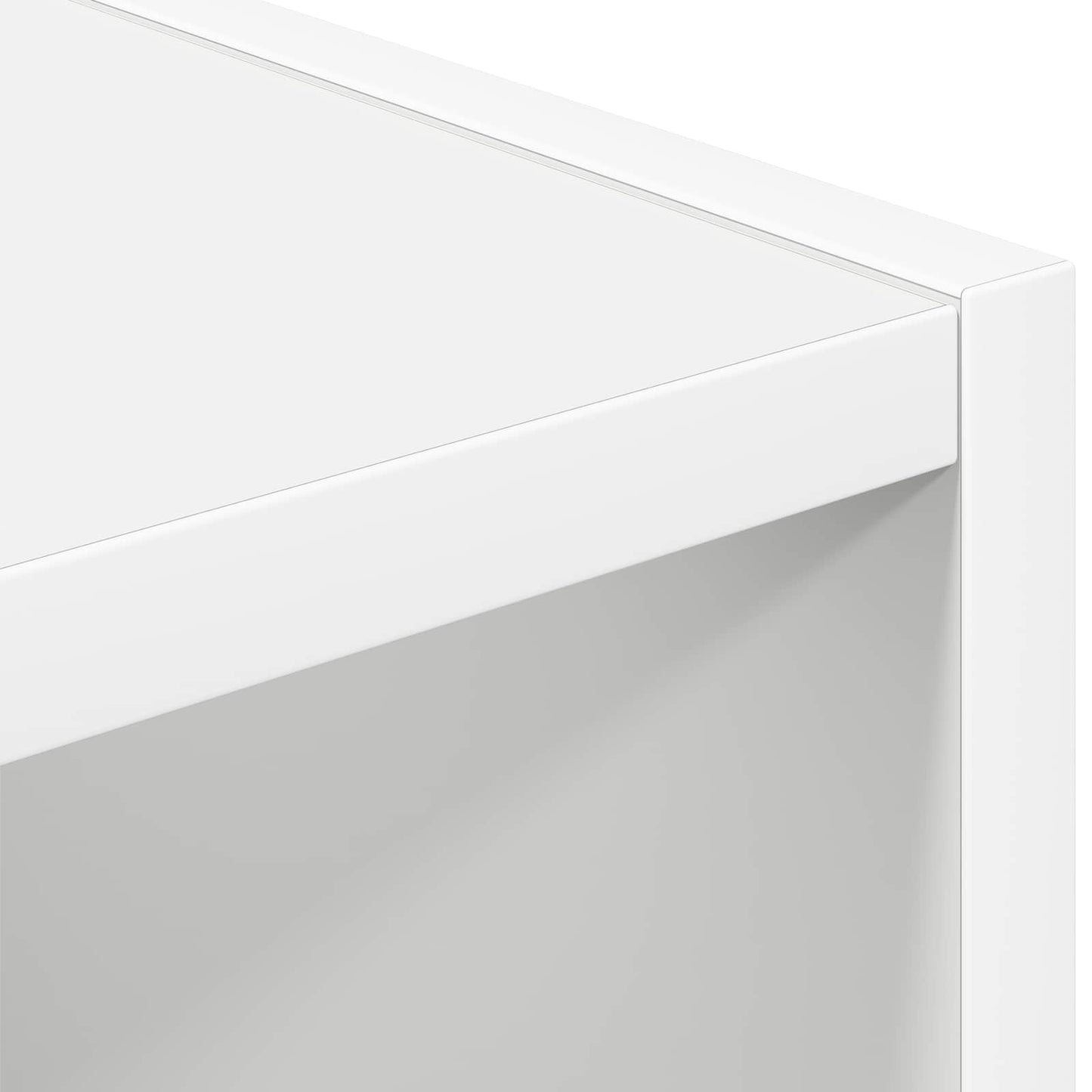 Nattbord med skuff Hvit 30,5 x 27 x 59,5 cm Konstruert tre