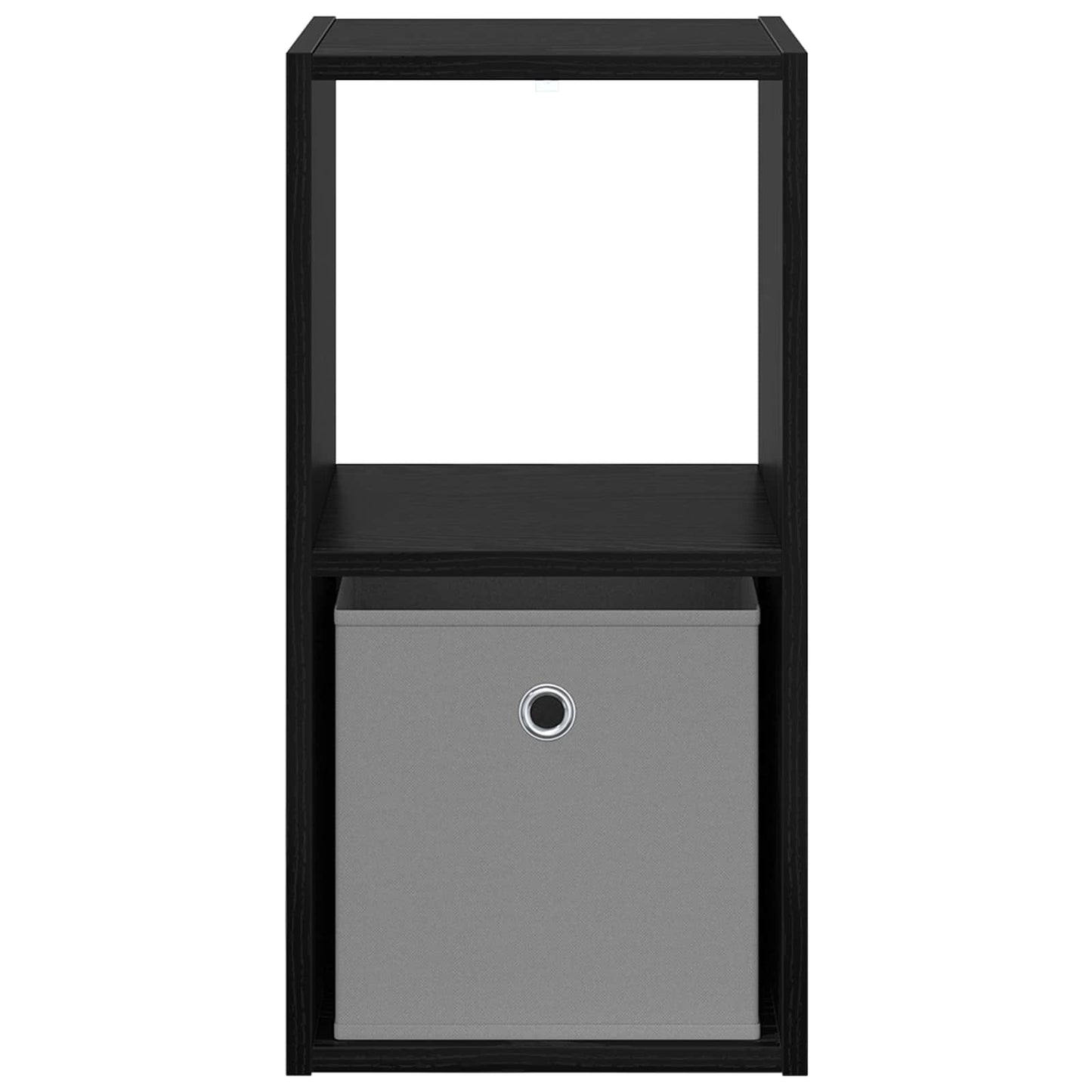 Nattbord 2 pcs Svart Eik 30,5 x 27 x 59,5 cm Konstruert tre