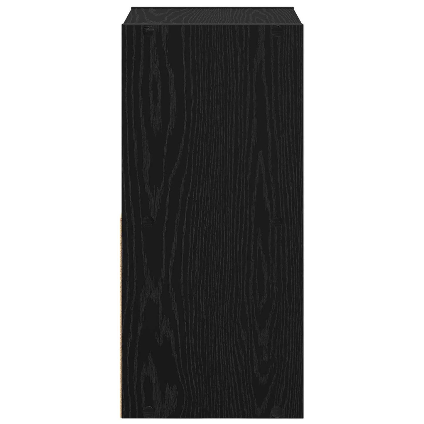 Nattbord Svart Eik 35 x 32 x 68,5 cm Konstruert tre