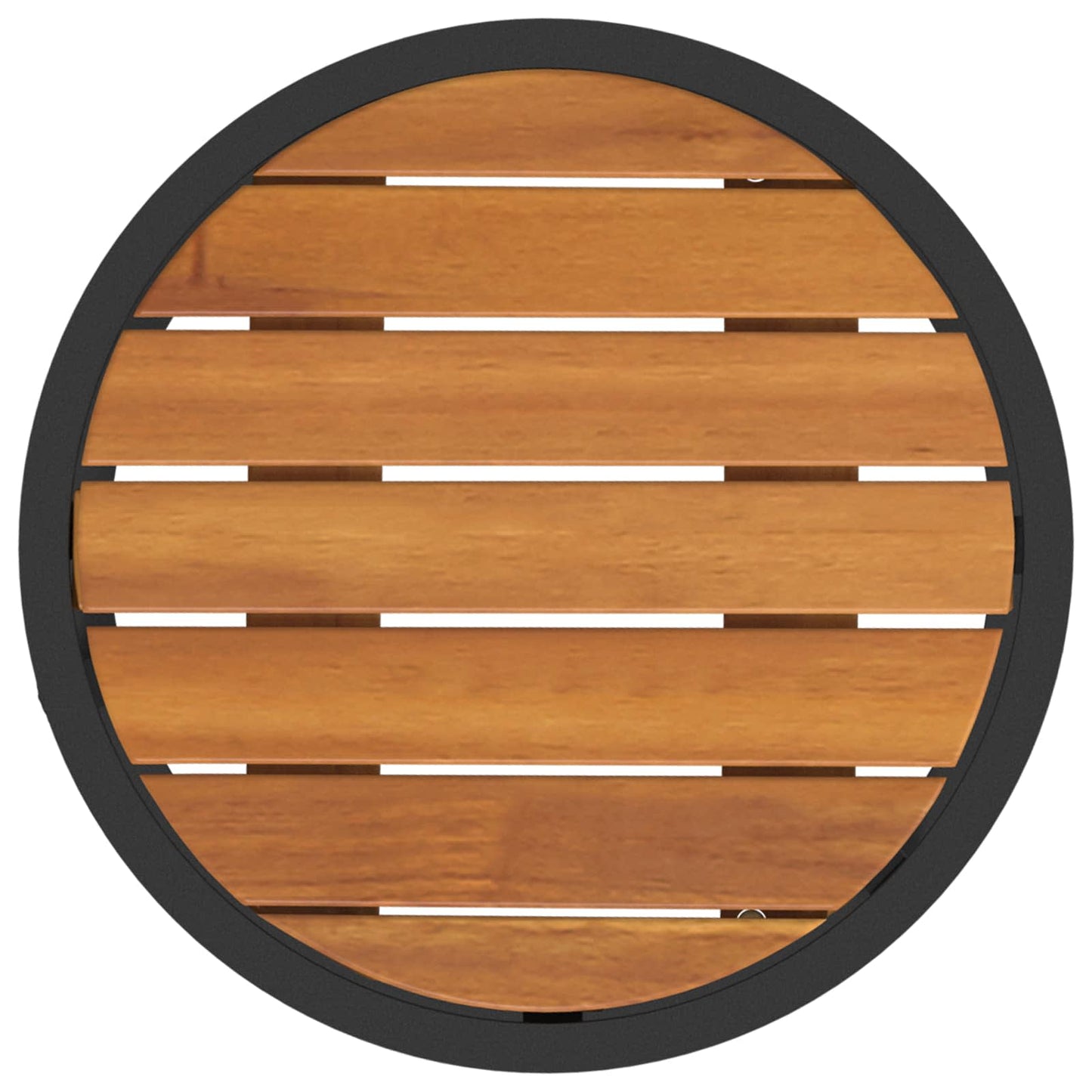 Kaffebord Sett 2 pcs Naturlig og svart 55 x 55 x 45 cm