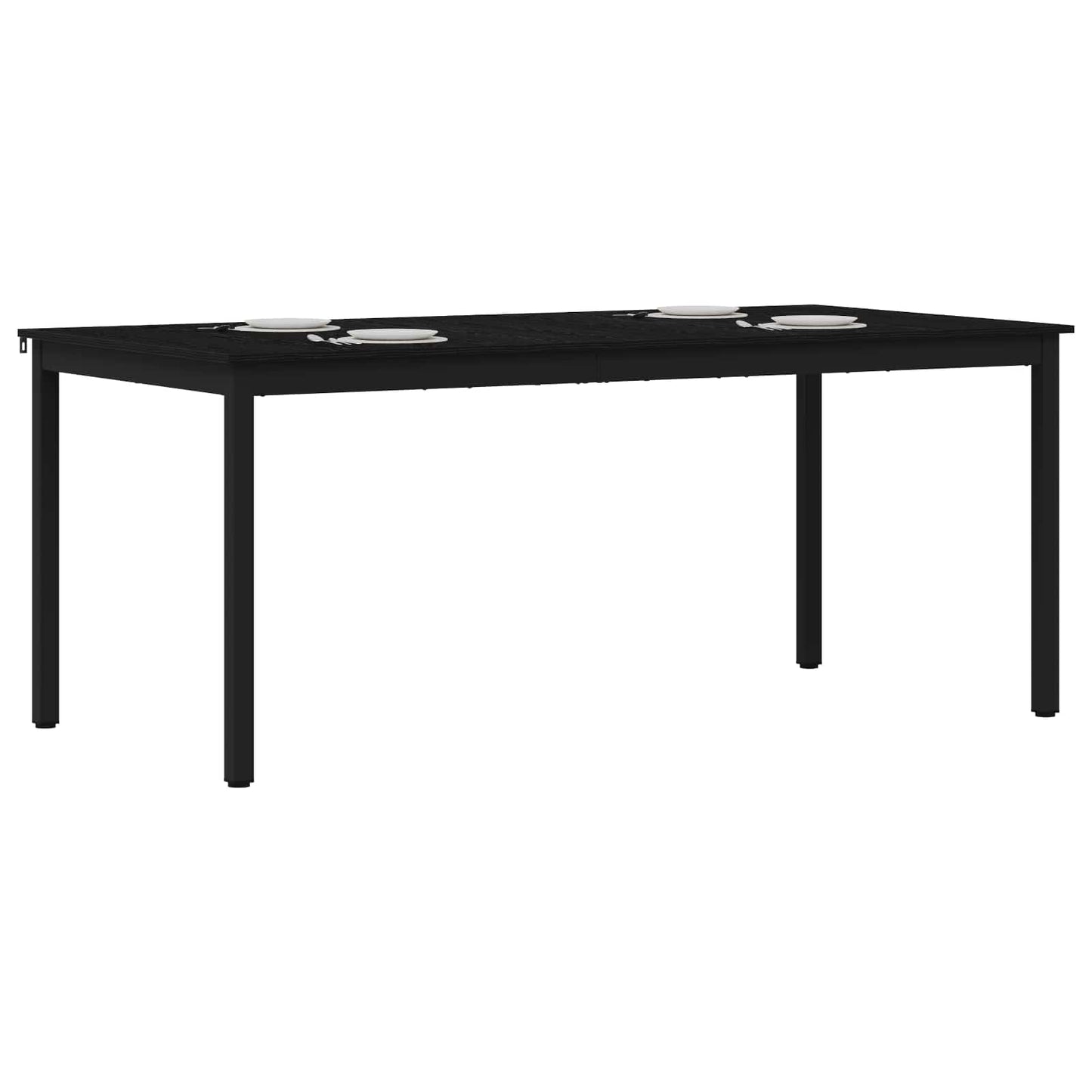 Spisebord 180 x 90 x 75 cm Konstruert tre Rektangulær