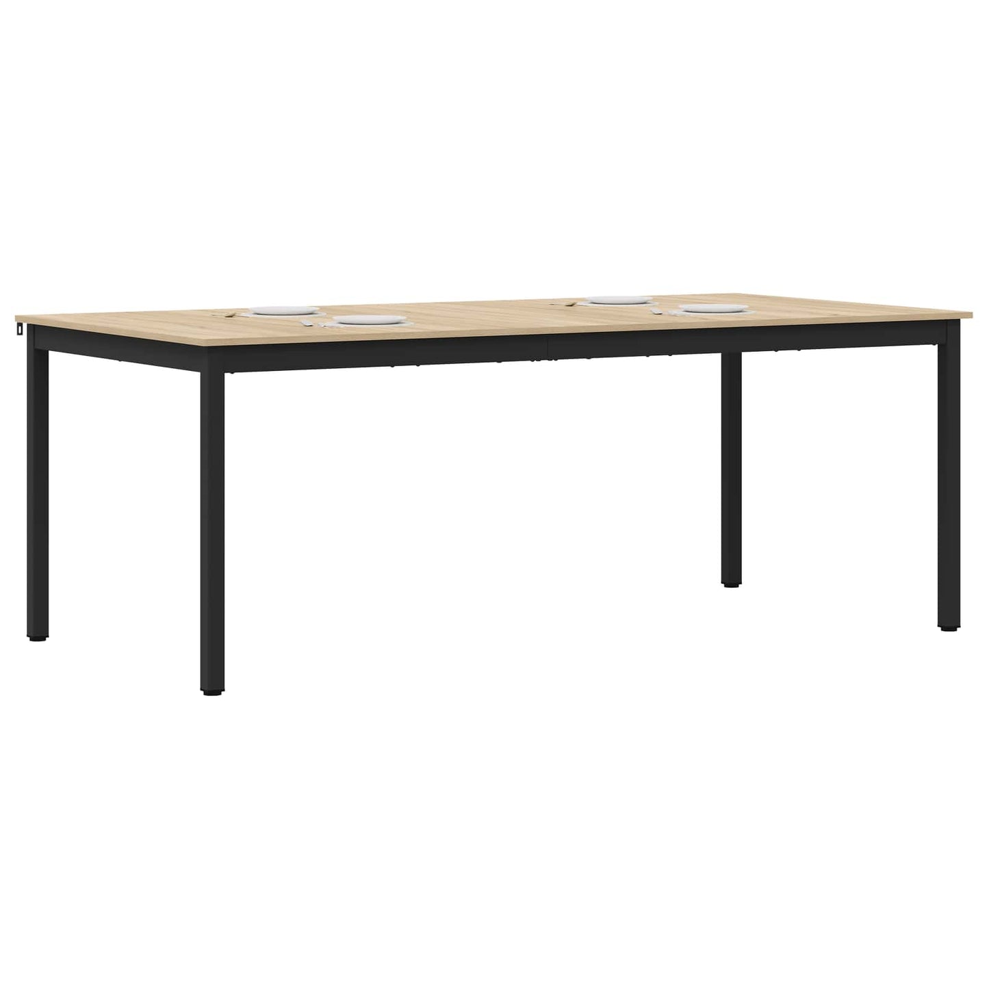 Spisebord 200 x 100 x 75 cm Konstruert tre Rektangulær