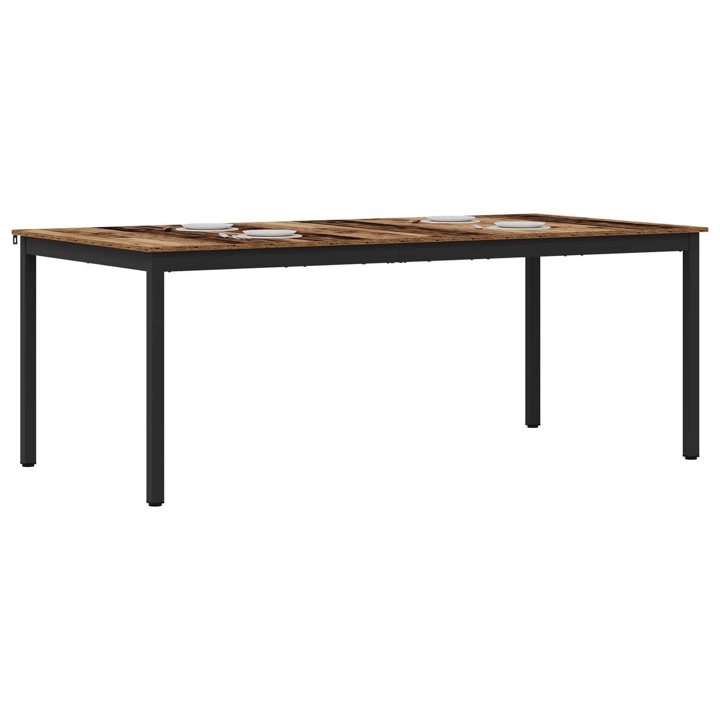 Spisebord 200 x 100 x 75 cm Konstruert tre Rektangulær