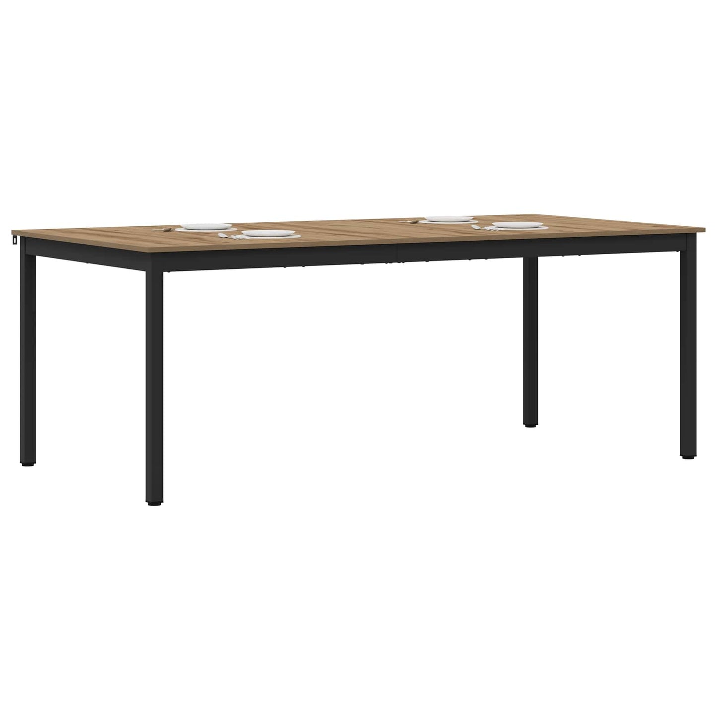 Spisebord 200 x 100 x 75 cm Konstruert tre Rektangulær