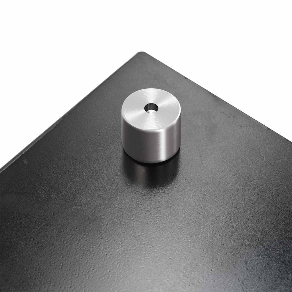 Kjøkkenbakplate 2 pcs Svart 90 x 60 cm herdet glass vidaXL