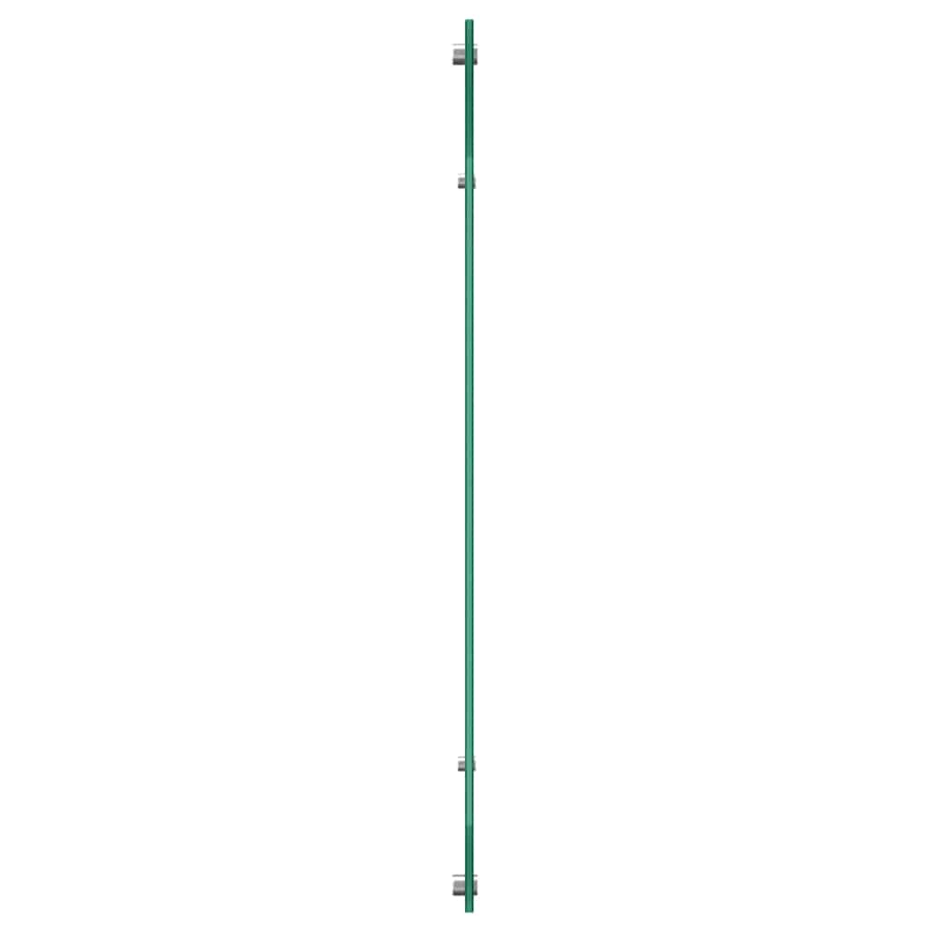 Kjøkkenbenkplate 2 pcs Hvit 120 x 60 cm herdet glass