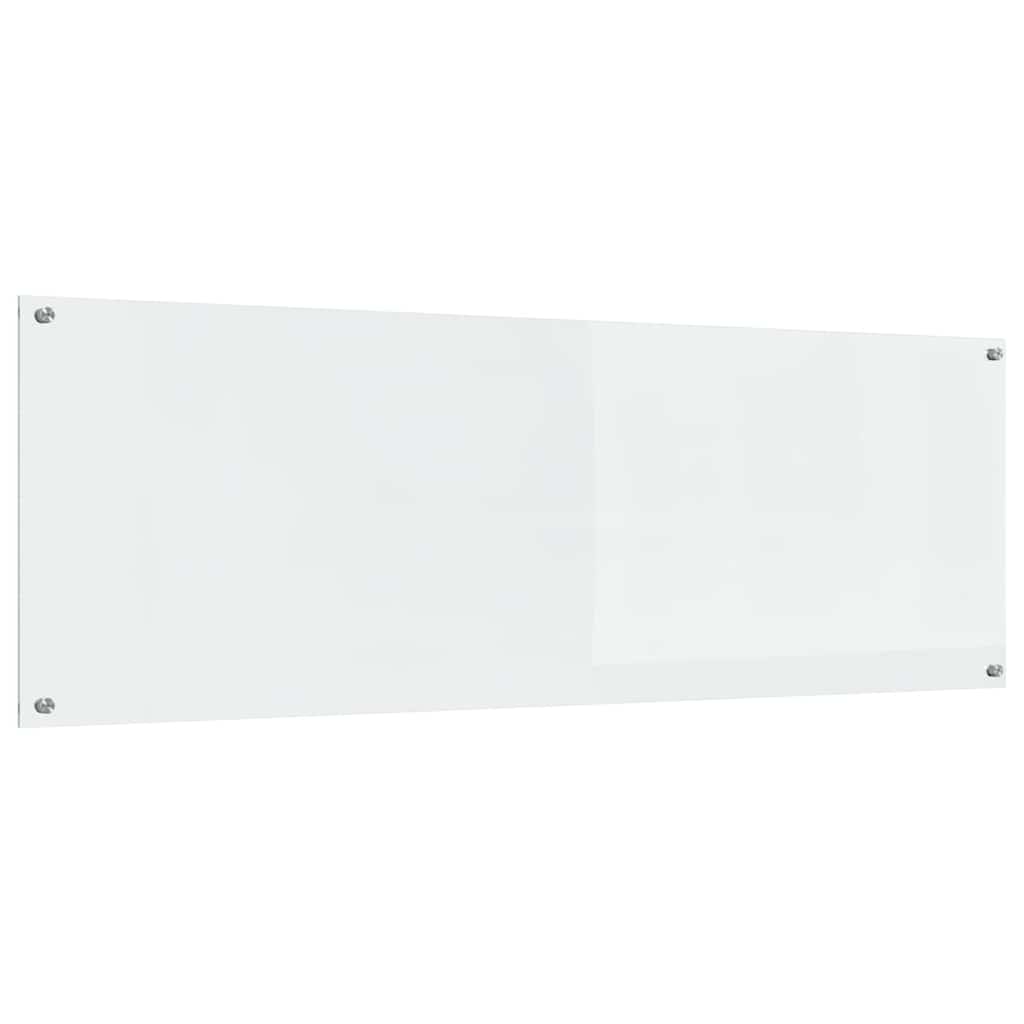 Kjøkkenbenkplate 2 pcs Gjennomsiktig 120 x 40 cm herdet glass