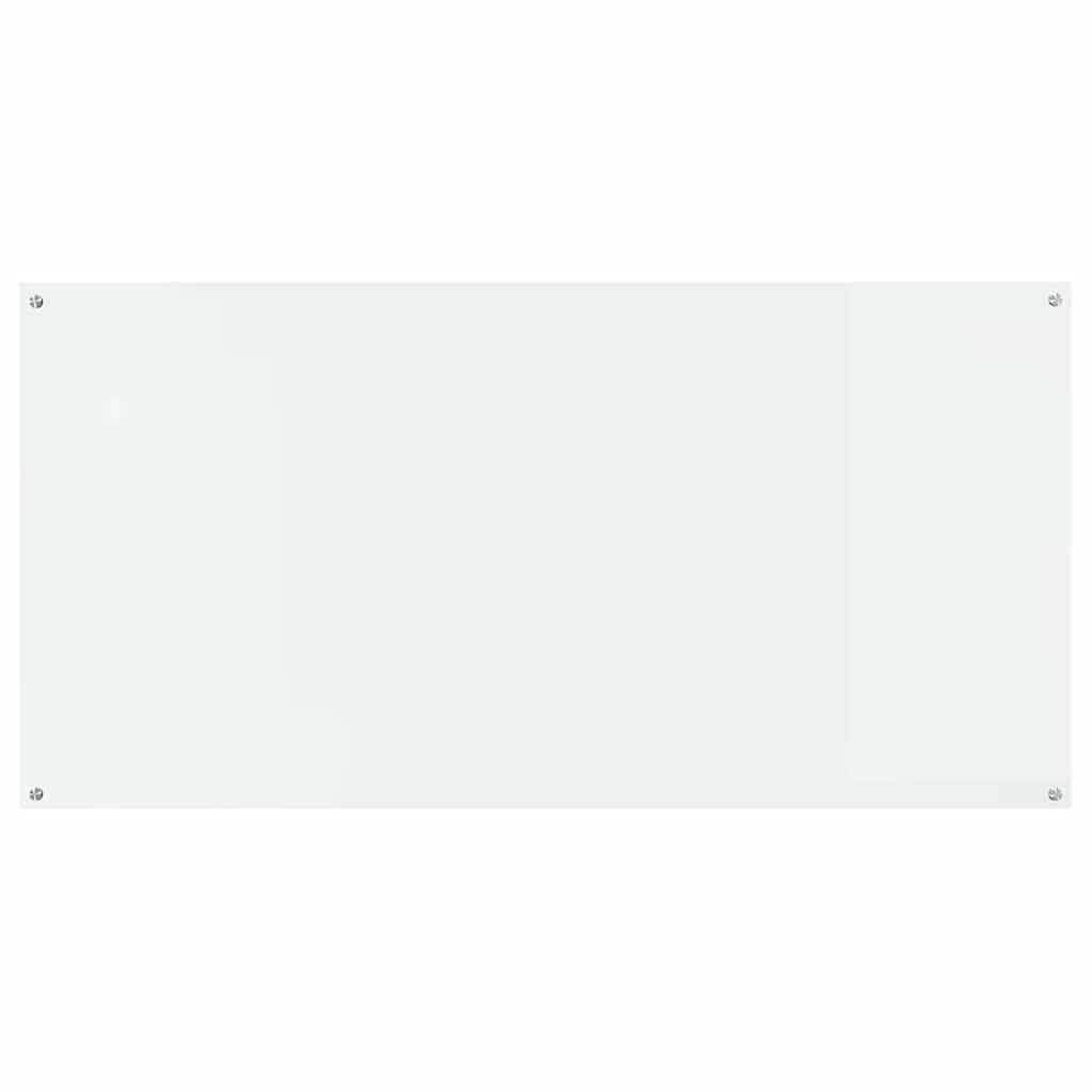 Kjøkkenbenkplate 2 pcs Gjennomsiktig 120 x 60 cm herdet glass