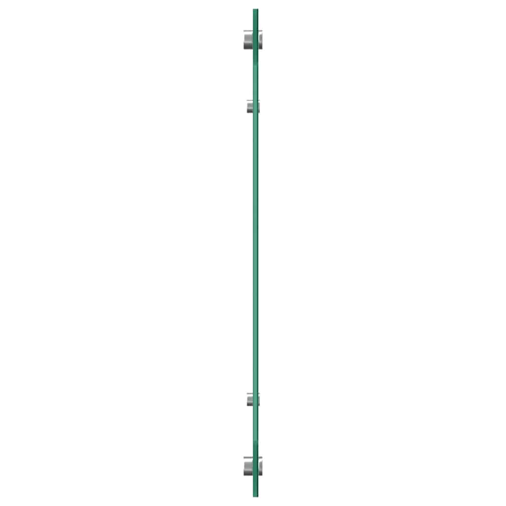 Kjøkkenbenkplate 2 pcs Svart 110 x 40 cm herdet glass