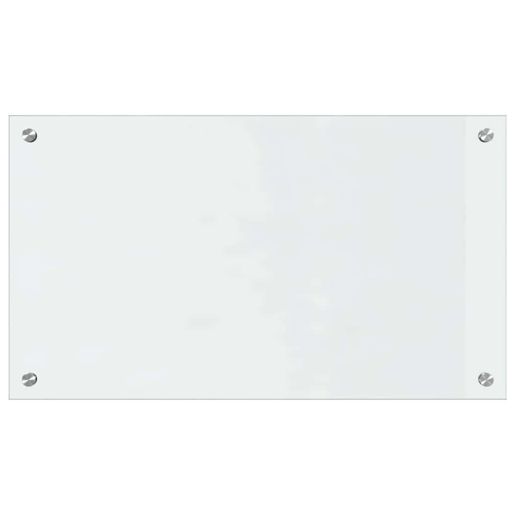 Kjøkkenbenkplate 2 pcs Gjennomsiktig 70 x 40 cm herdet glass