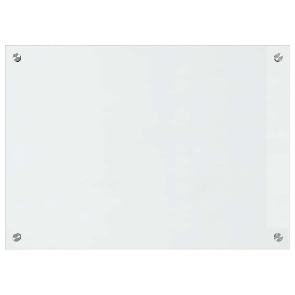 Kjøkkenbenkplate 2 pcs Gjennomsiktig 70 x 50 cm herdet glass