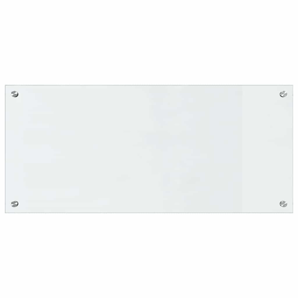 Kjøkkenbenkplate 2 pcs Gjennomsiktig 90 x 40 cm herdet glass