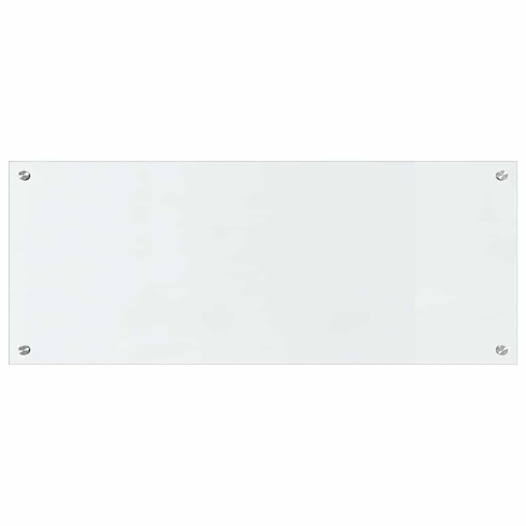 Kjøkkenbenkplate 2 pcs Gjennomsiktig 100 x 40 cm herdet glass