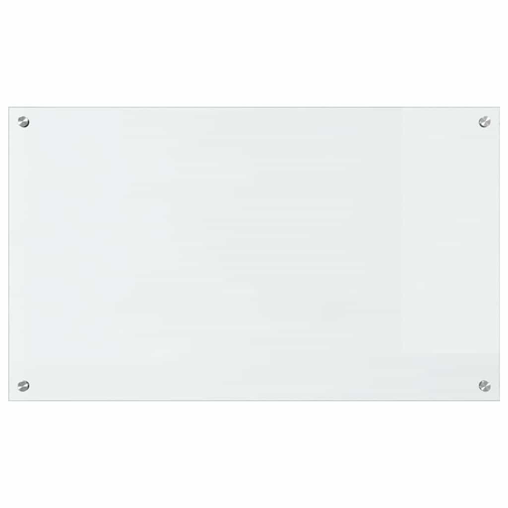 Kjøkkenbenkplate 2 pcs Gjennomsiktig 100 x 60 cm herdet glass