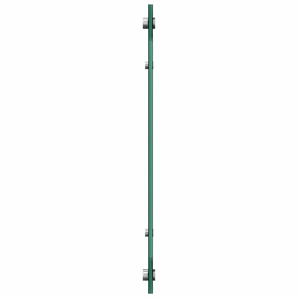 Kjøkkenbenkplate 2 pcs Svart 90 x 50 cm herdet glass
