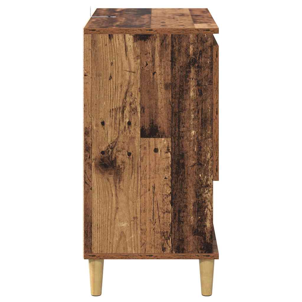 Skap 2 pcs Gamle tre 60 x 35 x 70 cm Konstruert tre