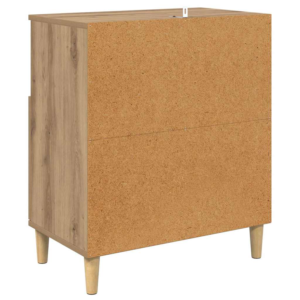 Skap 2 pcs Artisan Eik 60 x 35 x 70 cm Konstruert tre