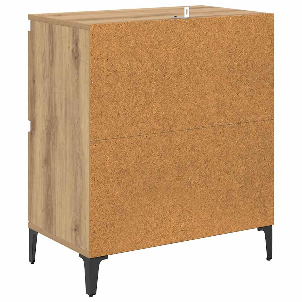 Skap 2 pcs Artisan Eik 60 x 35 x 70 cm Konstruert tre