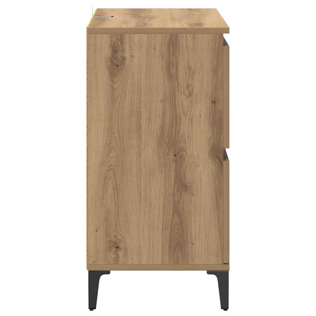 Skap 2 pcs Artisan Eik 60 x 35 x 70 cm Konstruert tre