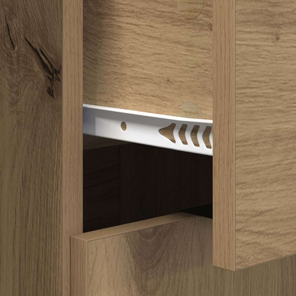Skap 2 pcs Artisan Eik 60 x 30 x 70 cm Konstruert tre