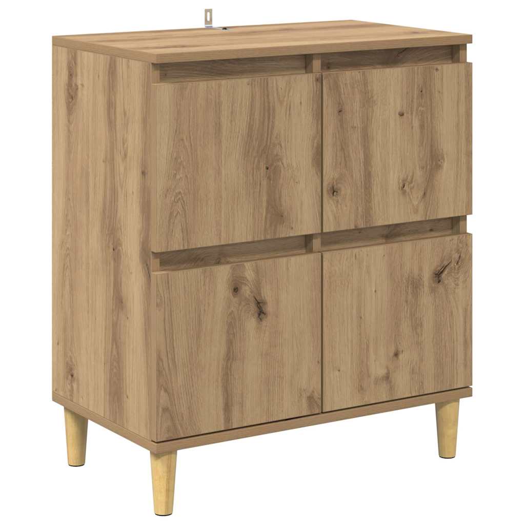 Skap 2 pcs Artisan Eik 60 x 35 x 70 cm Konstruert tre