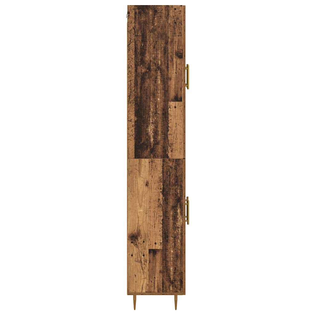 Høyskap Gamle tre 69,5 x 34 x 180 cm Konstruert tre