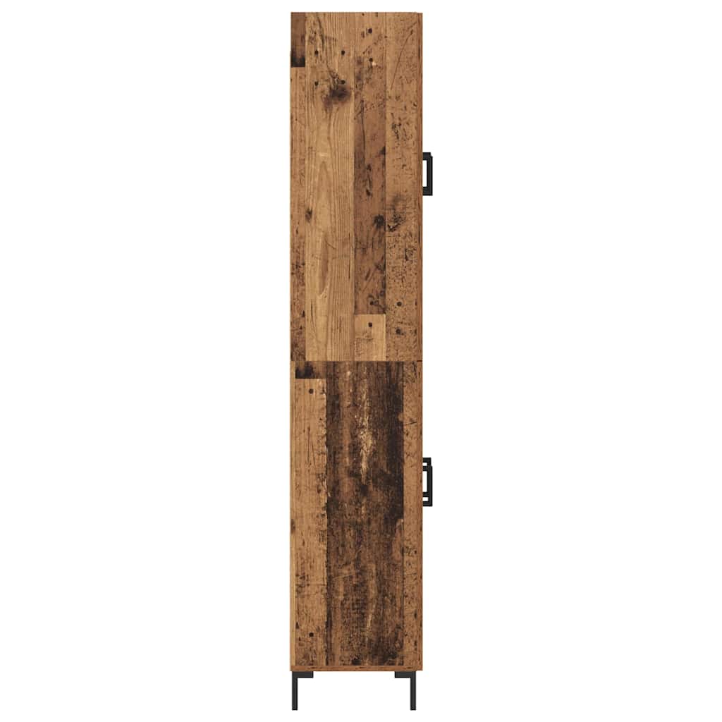 Høyskap Veggmontert Gamle tre 69,5 x 34 x 180 cm Konstruert tre